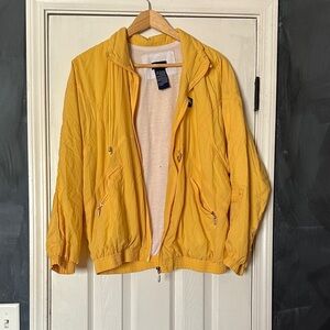 Catalina Yellow Windbreaker Jacket